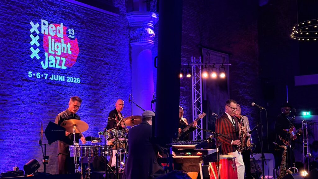 The New Collective tijdens de laatste avond van het Red Light Jazz Festival.