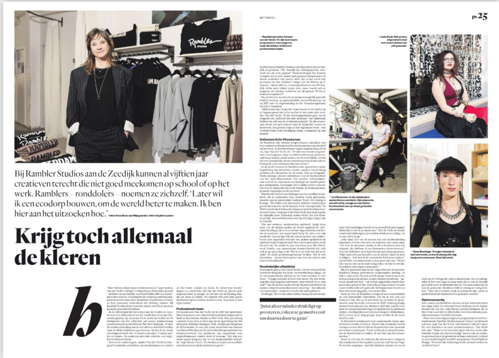 Het artikel uit Het Parool van 2 juni.